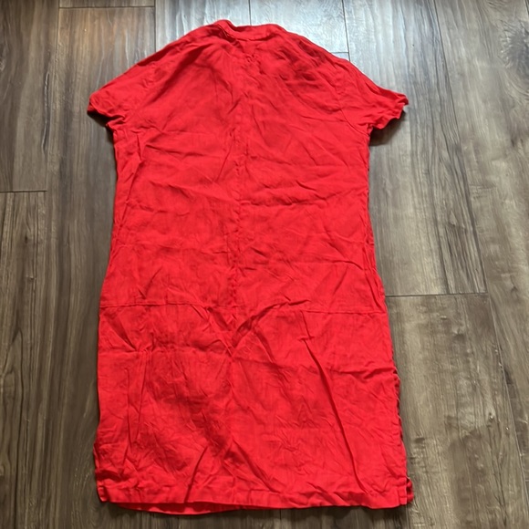 Harris Wilson - France linen dress in red - Picture 8 of 8